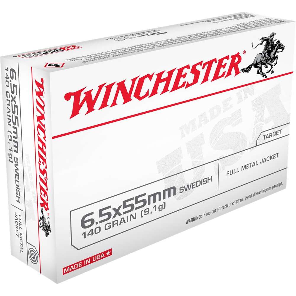 Ammunition Winchester Ammunition Ready Series 6.5x55mm Swedish 140gr FMJ 20/RD • Model: Ready Series